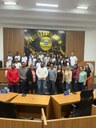 Câmara dos vereadores recebem alunos do estadual Câmara dos vereadores recebem alunos do estadual